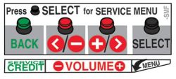 Stern 4-Button Service Assembly Bracket Decal